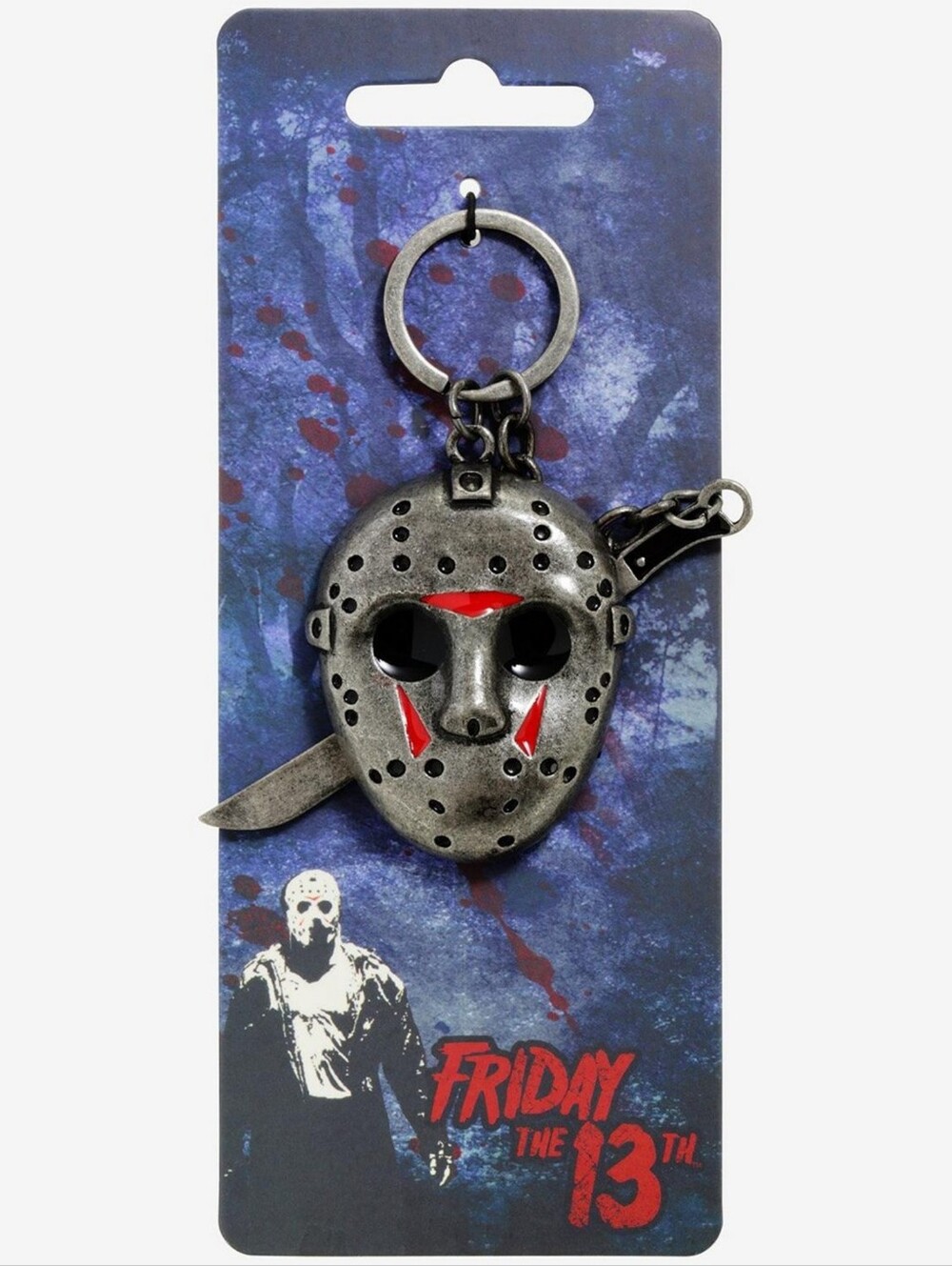 NWT Jason Voorhees Friday the 13th Metal Keychain